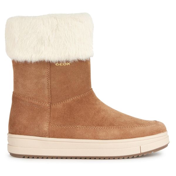 Geox Zimske čizme Geox J Rebecca Girl Wpf J26CVB 00022 C6627 D Whisky