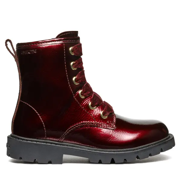 Geox Zimske čizme Geox J Shaylax Girl J46EXA 00067 C7005 D Tamnocrvena
