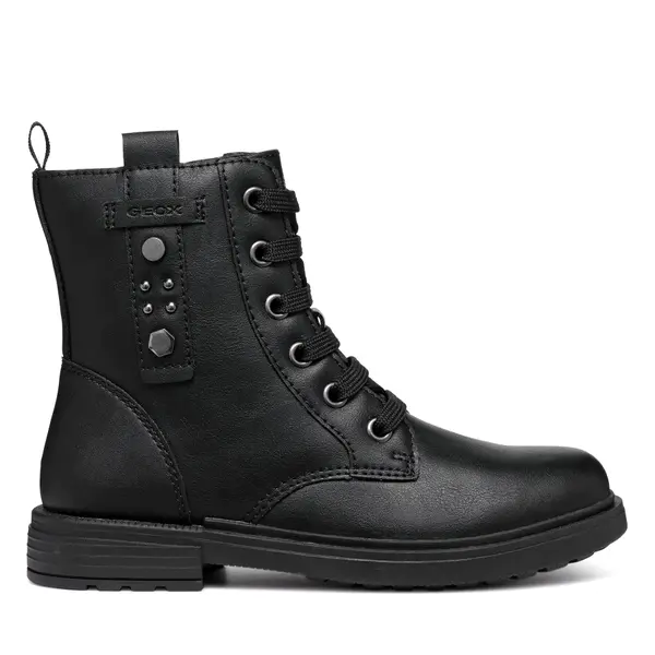 Geox Zimske čizme Geox Jr Eclair J469QM 0009F C9999 S Crna
