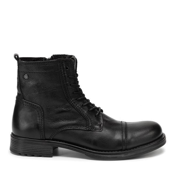 Jack&Jones Zimske čizme Jack&Jones Russel Leather 12155999 Anthracite