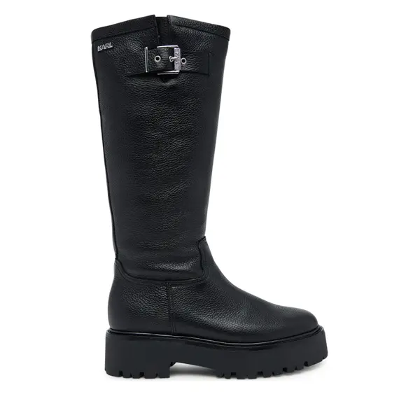 Karl Lagerfeld Zimske čizme KARL LAGERFELD Burly Biker KL43490W Crna