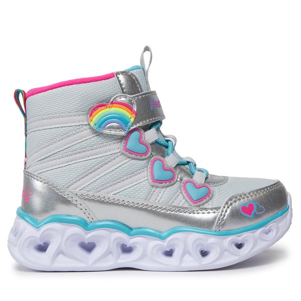 Skechers Zimske čizme Skechers Heart Lights Sweet Styling 302668L/SMLT Srebrna