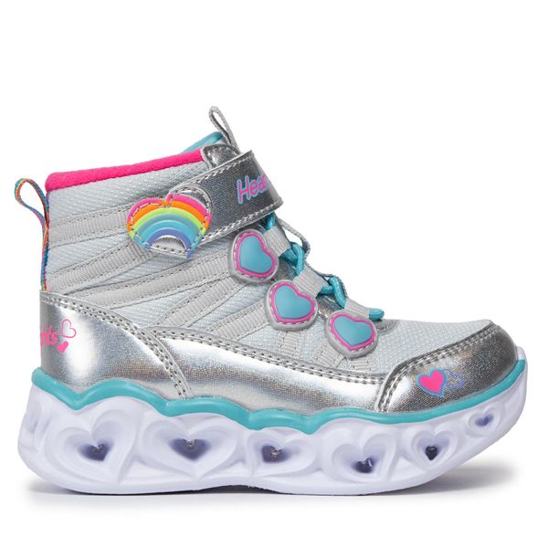 Skechers Zimske čizme Skechers Heart Lights Sweet Styling 302668N/SMLT Silver