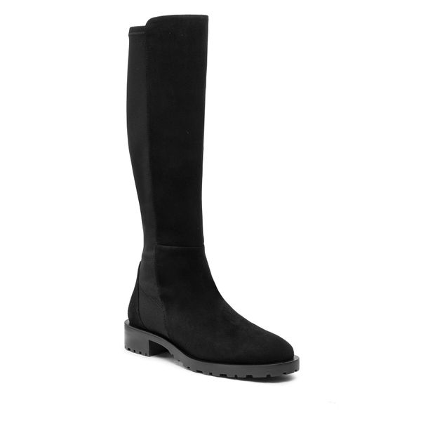 Stuart Weitzman Zimske čizme Stuart Weitzman Knee-Hi Lug Boo SC719 Blk