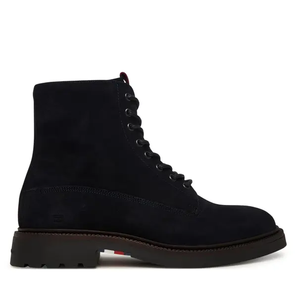 Tommy Hilfiger Zimske čizme Tommy Hilfiger Comfort Lwt FM0FM05594 Tamnoplava