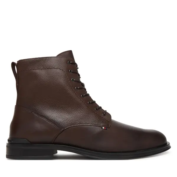 Tommy Hilfiger Zimske čizme Tommy Hilfiger Corporate FM0FM05577 Smeđa