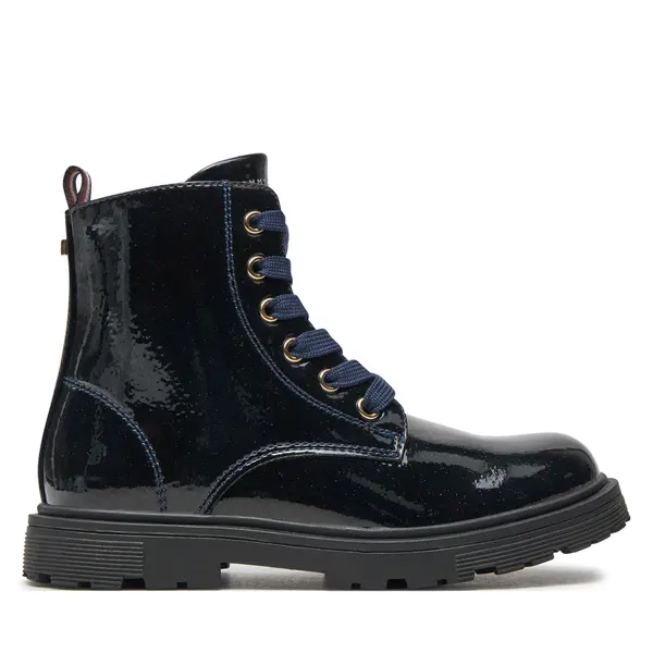 Tommy Hilfiger Zimske čizme Tommy Hilfiger Lace-Up Bootie T1A5-33564-1237 S Tamnoplava