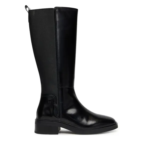 Tommy Hilfiger Zimske čizme Tommy Hilfiger Th Minimal Abrasivato Long Boot FW0FW08979 Crna
