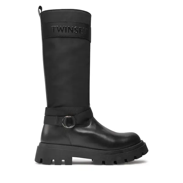 TWINSET Zimske čizme TWINSET Stivale 242GCJ S Crna