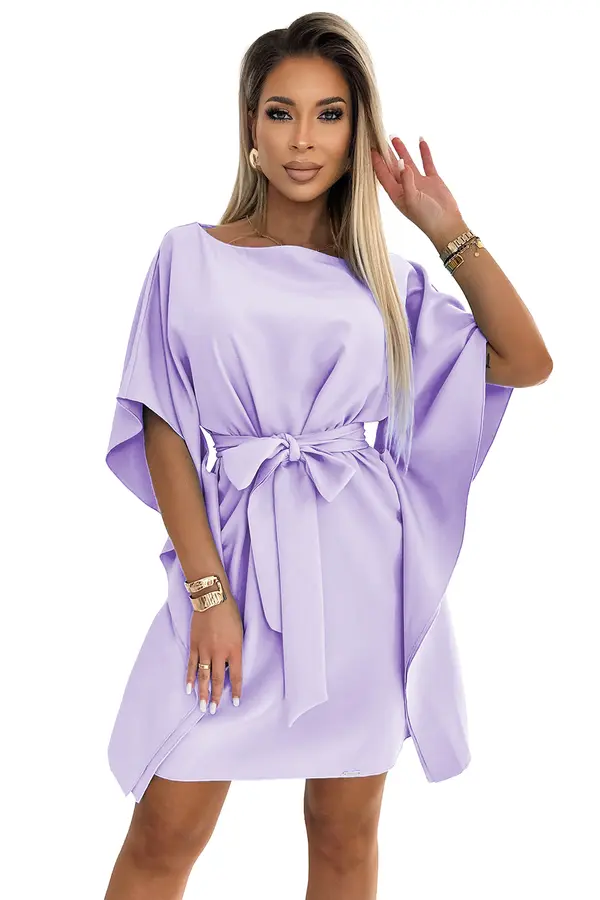 NUMOCO 287-29 SOFIA Butterfly dress - bright heather