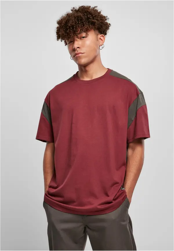 Urban Classics Active T-shirt cherry/blackbird