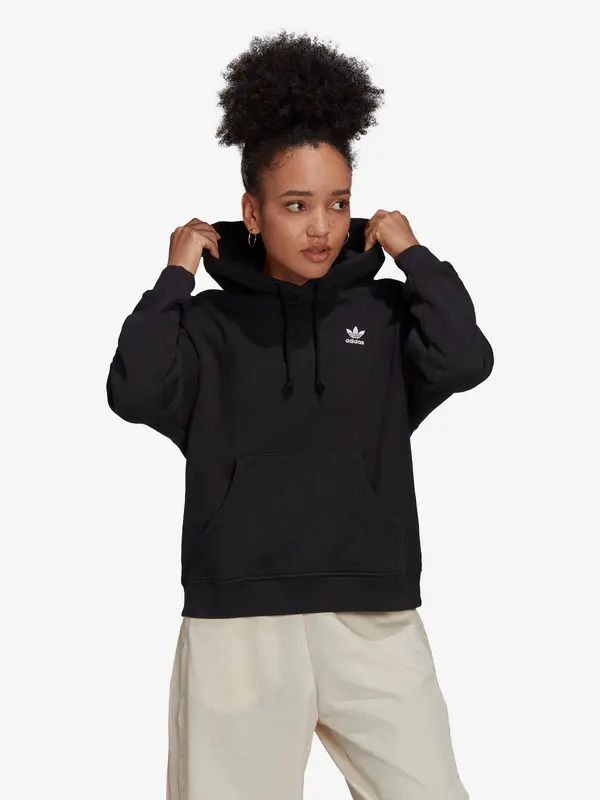 Adidas adidas Originals Dukserice i džemperi s kapulja - adidas Hoodie Black Crna
