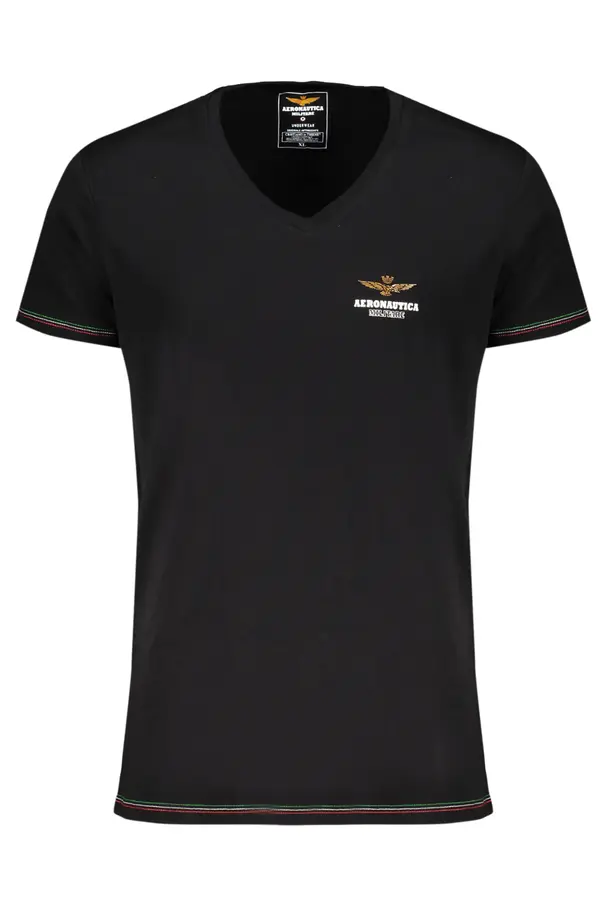 Aeronautica Militare AIR FORCE BLACK MEN'S OUTDOOR T-SHIRT