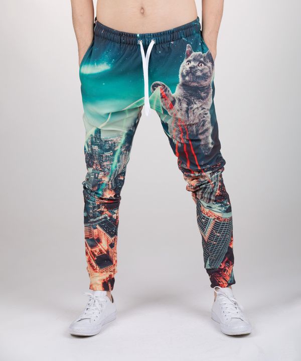 Aloha From Deer Aloha From Deer Unisex's Evil Cat Sweatpants SWPN-PC AFD084