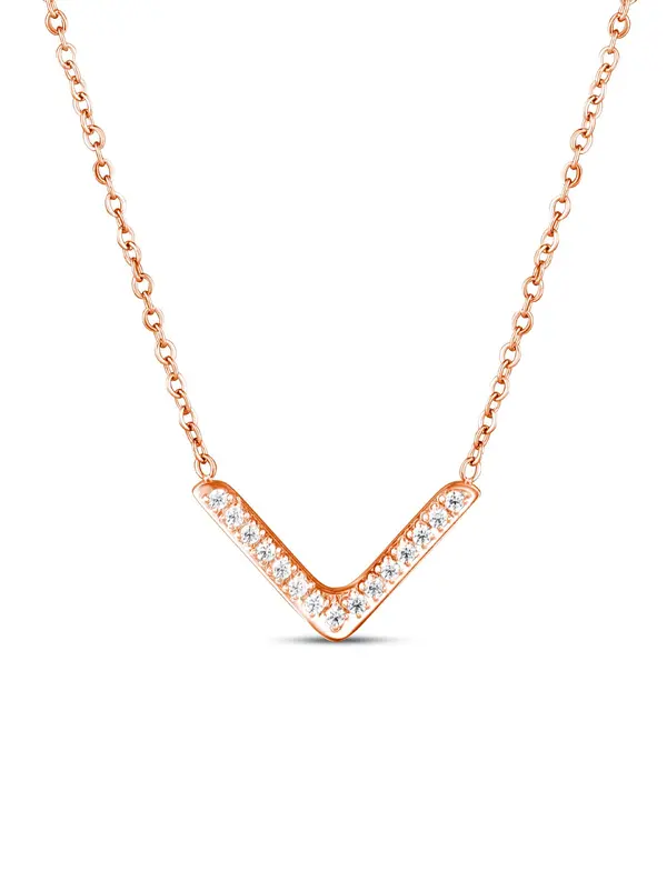 VUCH Amelora Rose Gold Necklace