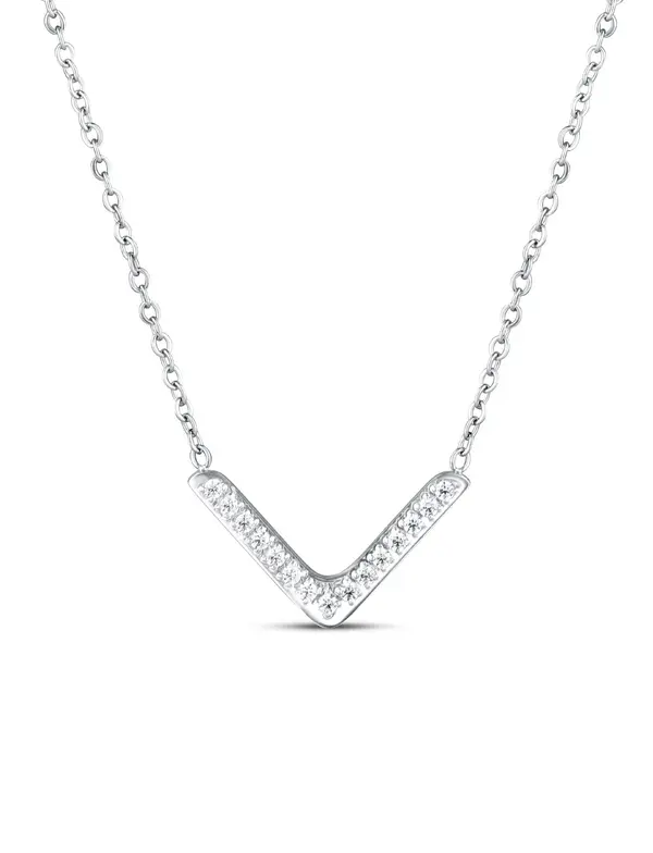 VUCH Amelora Silver Necklace