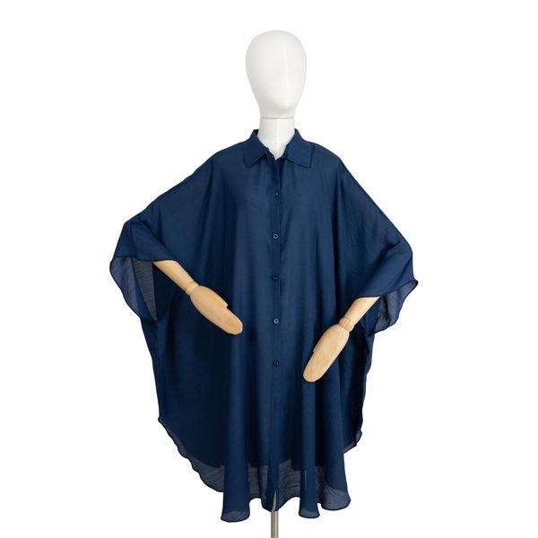 Art of Polo Art Of Polo Woman's Pareos sz24166-3 Navy Blue