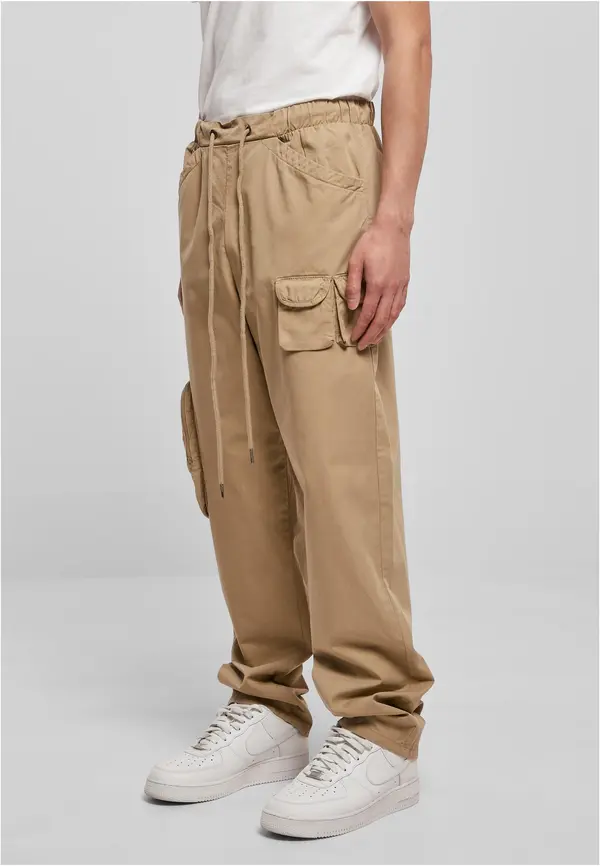Urban Classics Asymmetrical union trousers beige