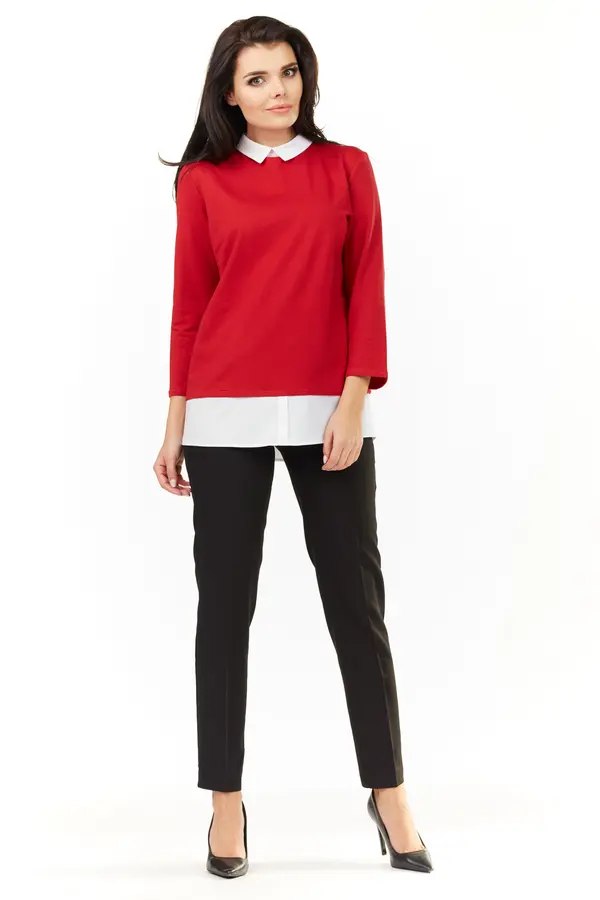 Awama Awama Woman's Blouse A208 Red