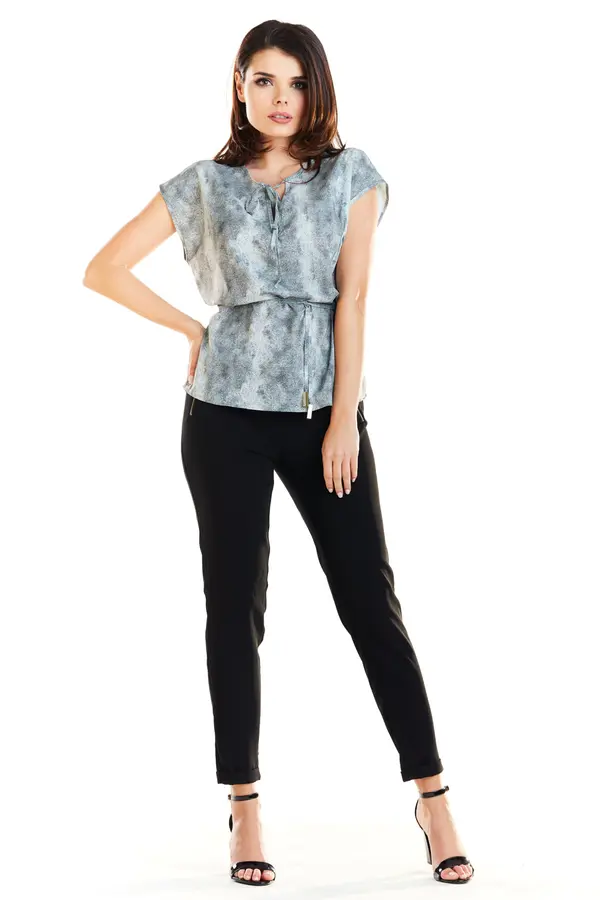 Awama Awama Woman's Blouse A278 Grey