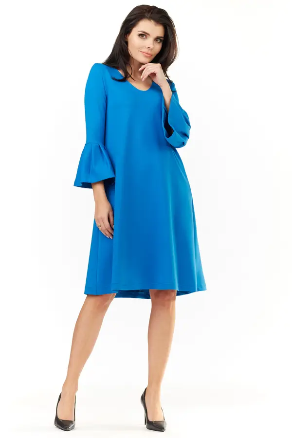 Awama Awama Woman's Dress A207 Blue