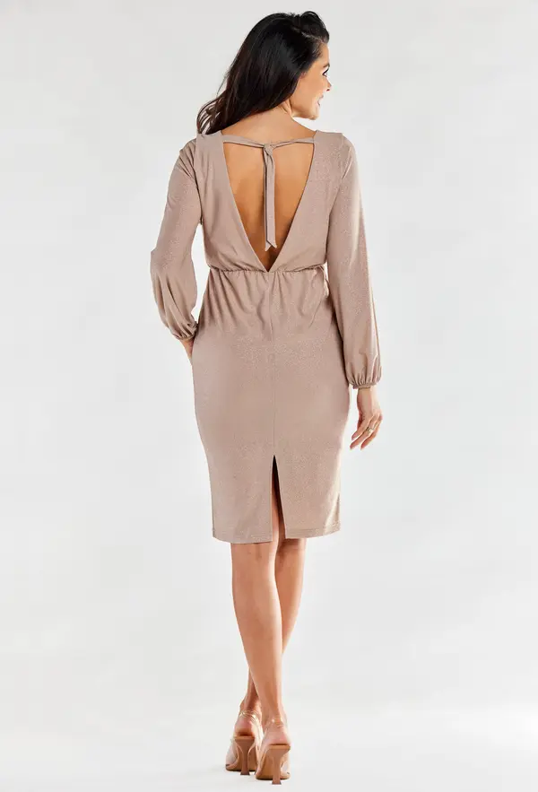 Awama Awama Woman's Dress A551 Beige