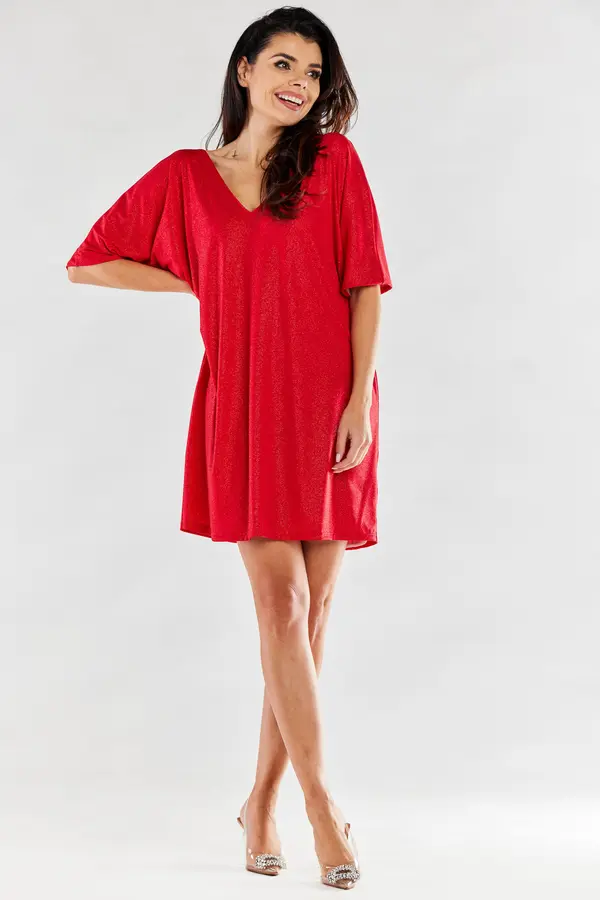 Awama Awama Woman's Dress A557 Red