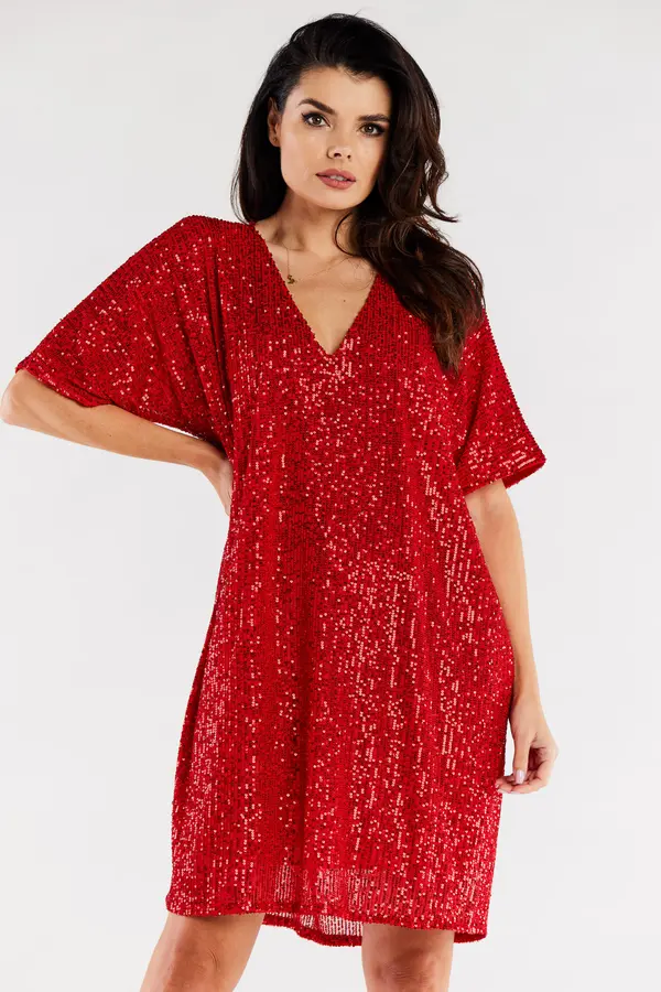 Awama Awama Woman's Dress A566 Red