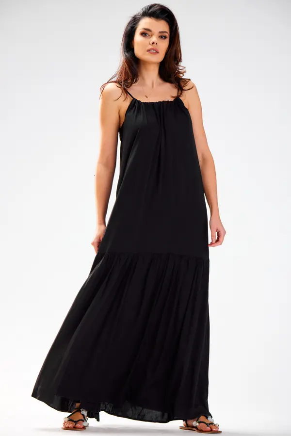 Awama Awama Woman's Dress A582 Black