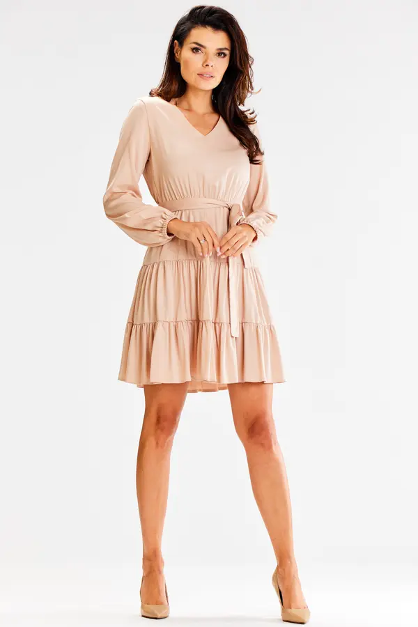 Awama Awama Woman's Dress A603 Beige