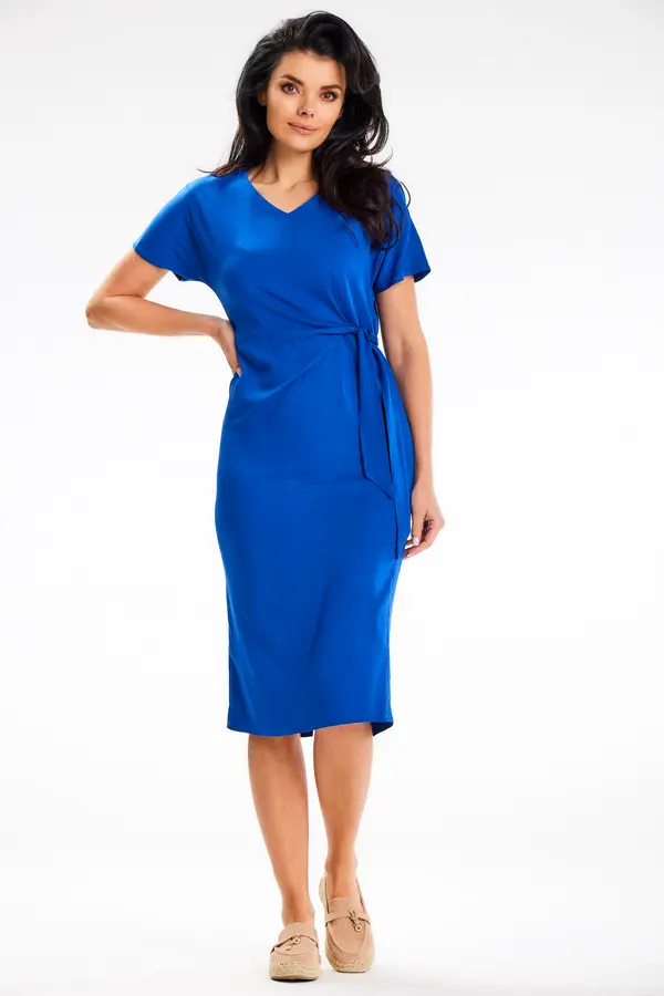 Awama Awama Woman's Dress A641 Blue