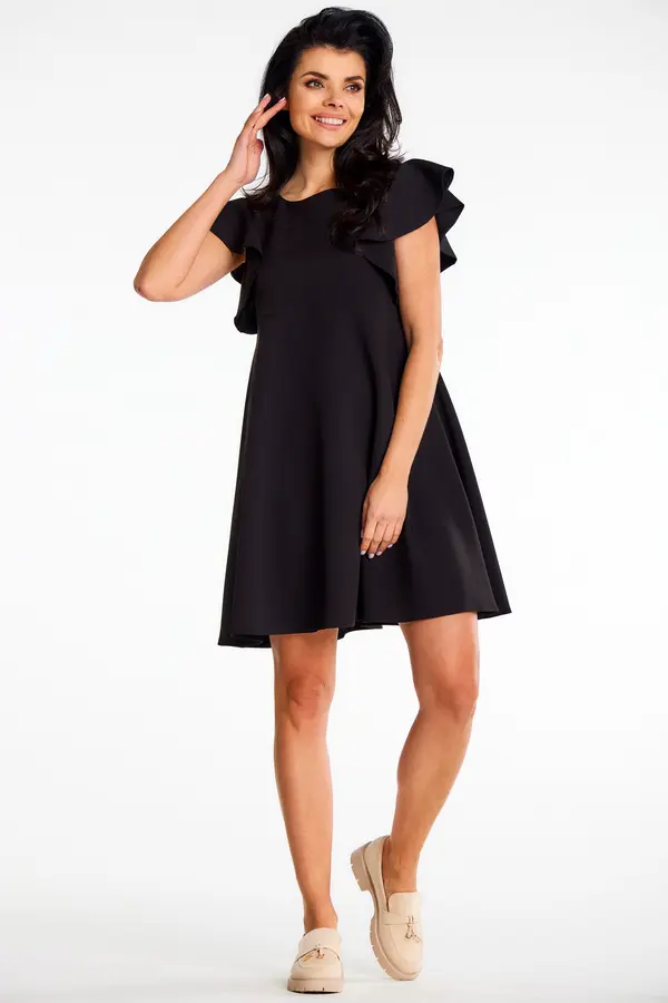 Awama Awama Woman's Dress A643 Black