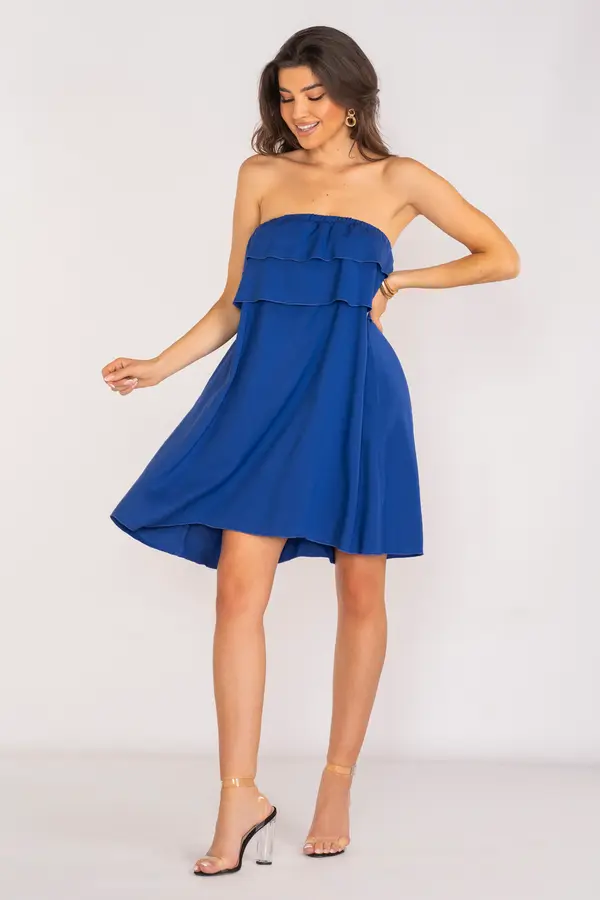 Awama Awama Woman's Dress A658 Blue