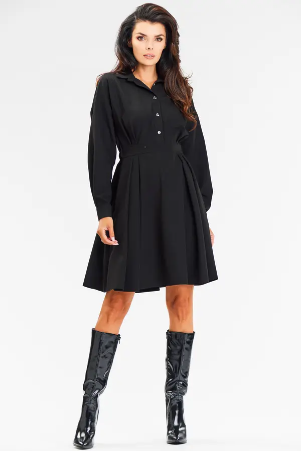 Awama Awama Woman's Dress A668 Black