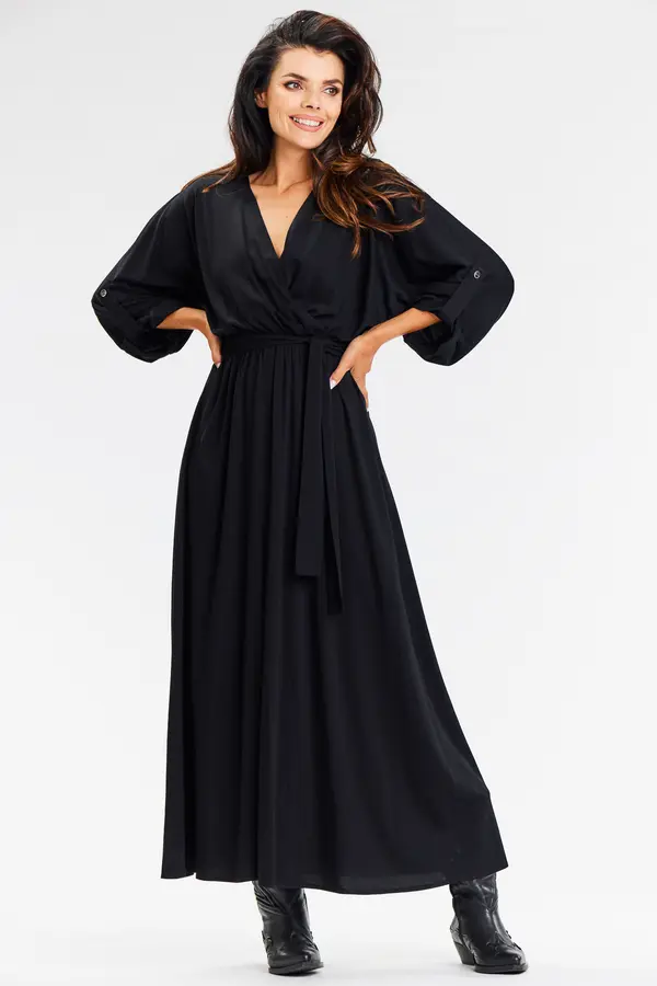 Awama Awama Woman's Dress A670 Black