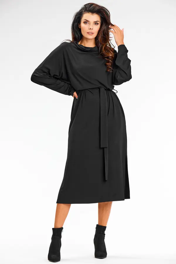 Awama Awama Woman's Dress A671 Black