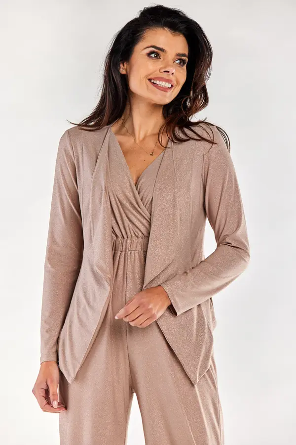 Awama Awama Woman's Jacket A559 Beige