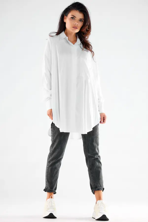 Awama Awama Woman's Shirt A528 White
