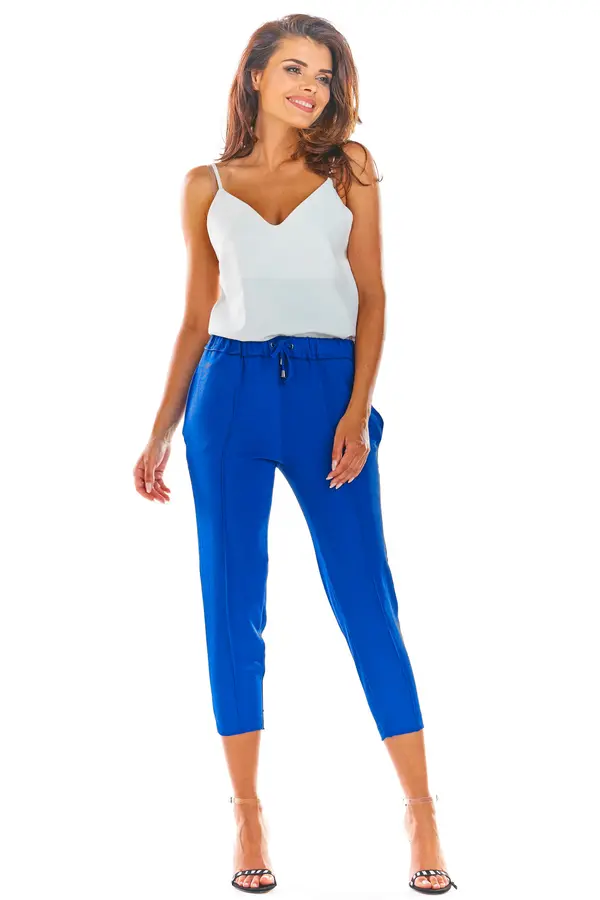 Awama Awama Woman's Trousers A306 Blue