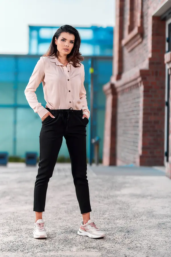Awama Awama Woman's Trousers A532 Black