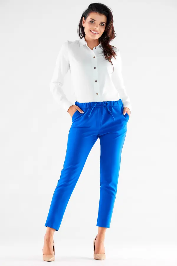 Awama Awama Woman's Trousers A532 Blue