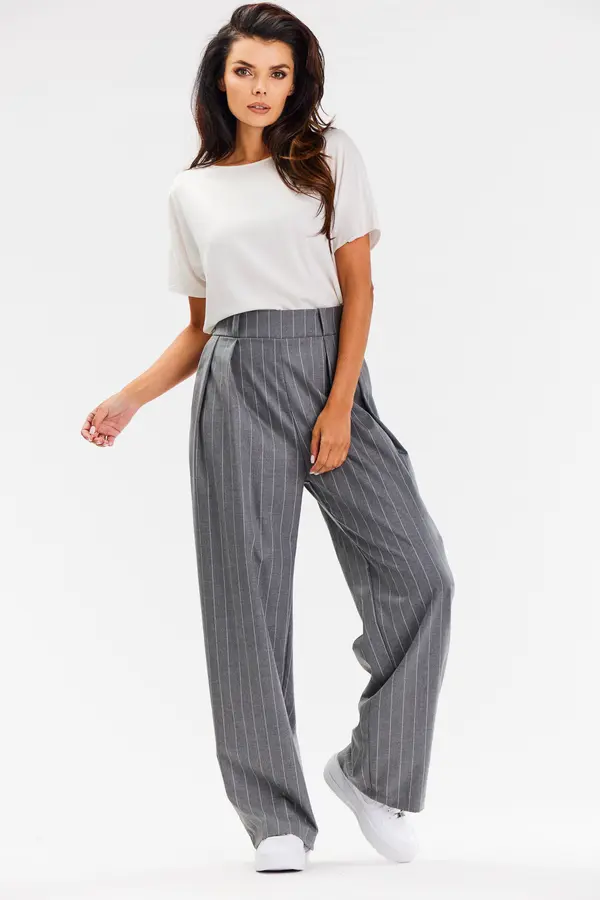 Awama Awama Woman's Trousers A677 Grey
