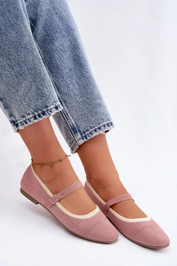 Boto Balerinke Boto Flat Zelisa Pink