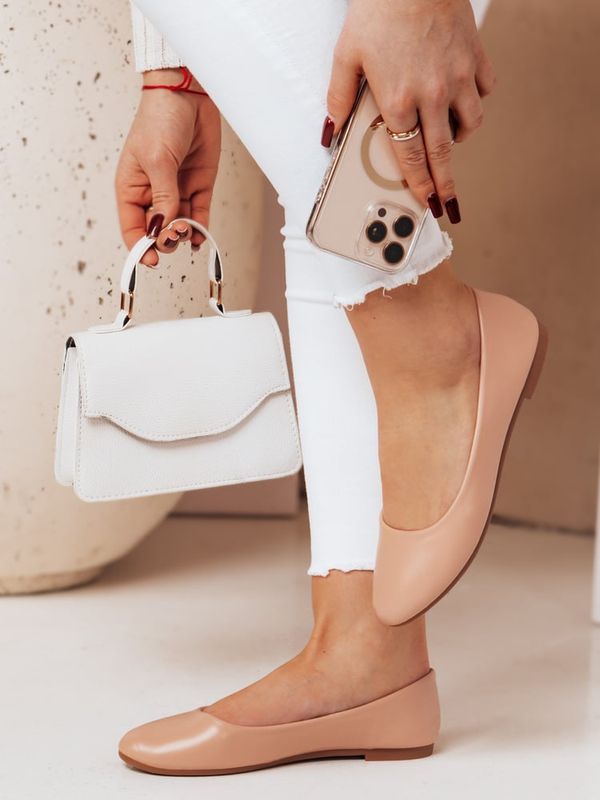 DStreet Baleriny damskie FRLINE beżowe Dstreet