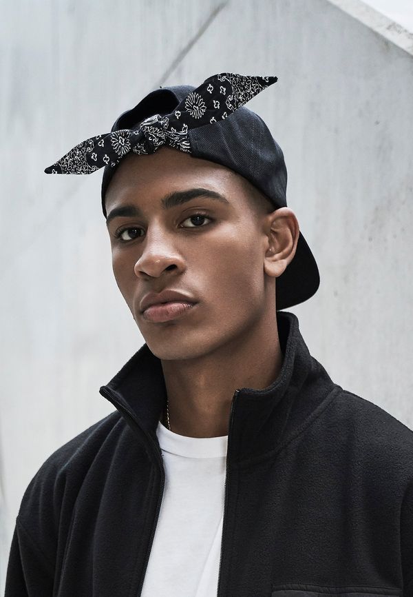 Flexfit Bandana Tie Snapback blk/blk