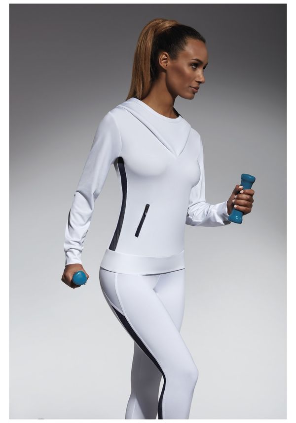 Bas Bleu Bas Bleu IMAGIN BLOUSE women's sweatshirt with hood and functional inserts