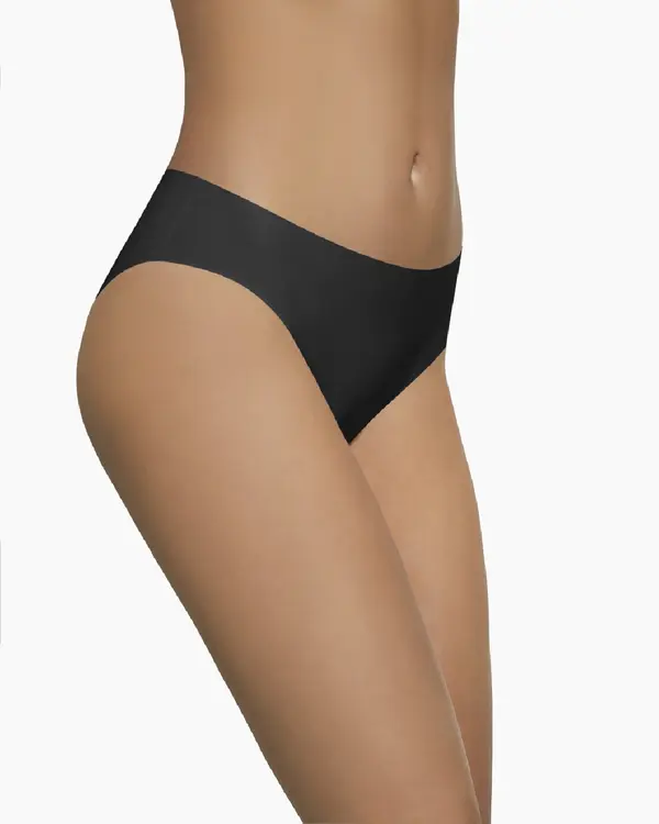 Bas Bleu Bas Bleu Women's panties EDITH PLUS with silicone laser-cut made of delicate breathable knitted fabric that adheres perfectly to the body
