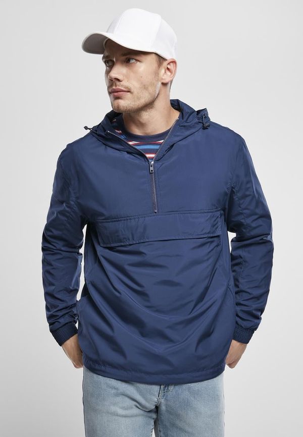UC Men Basic Pull Over Jacket Dark Blue