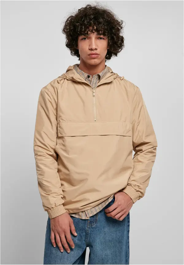 Urban Classics Basic Pull Over Jacket Unionbeige