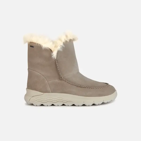 GEOX Beige women's ankle boots Geox Spherica 4x4 B ABX - Women's